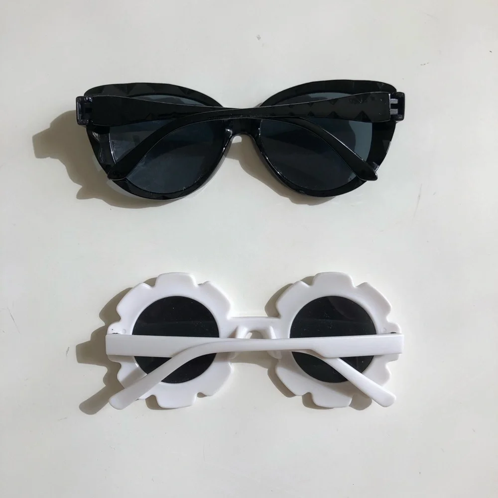 2 x Kids Baby Toddler Girl Flower sunglasses